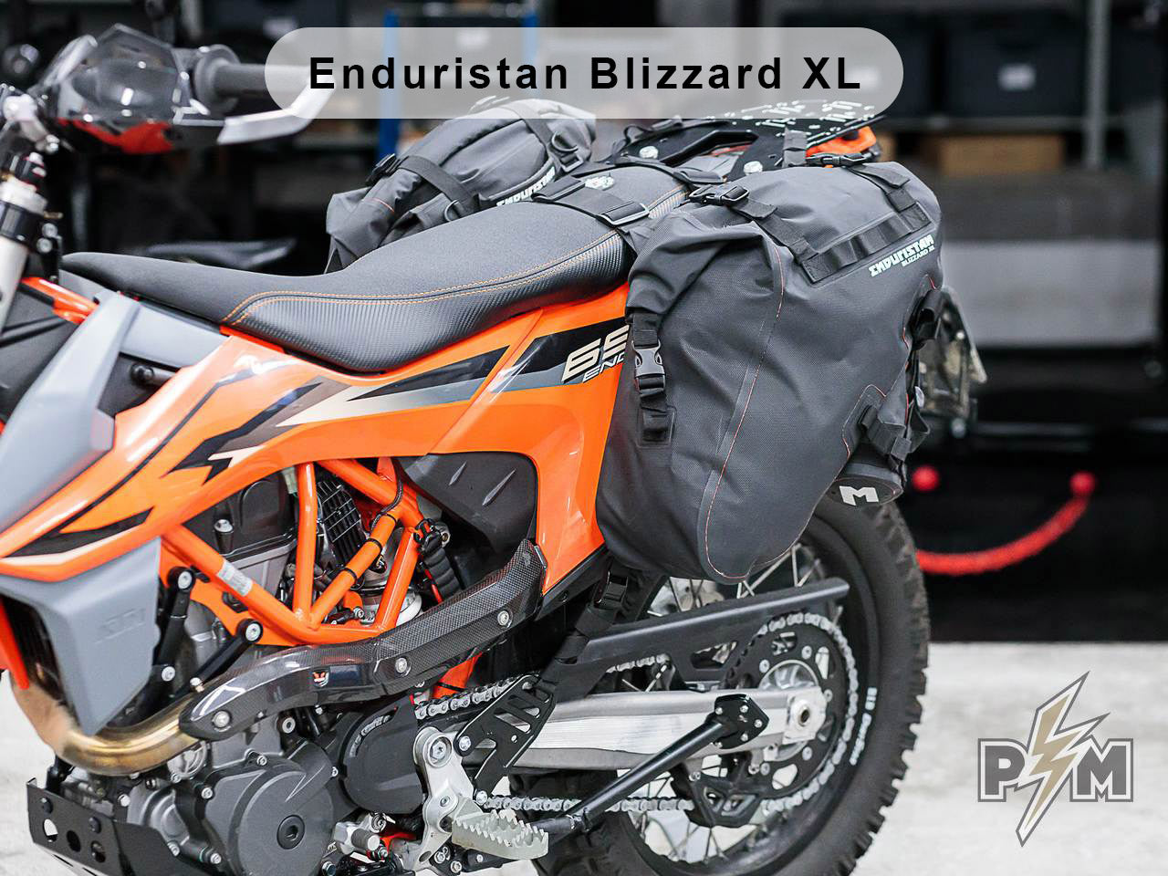 Perun moto KTM 690 Enduro R / SMC-R / GasGas ES700 Luggage rack - Enduristan Blizzard XL